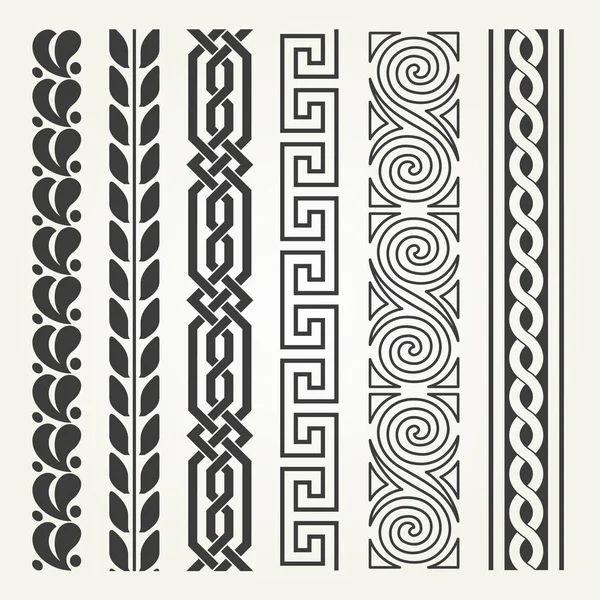 Decorative seamless border — Stock Vector