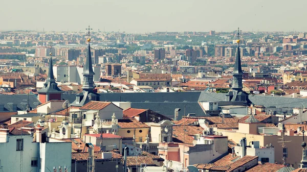 Мадридский "Реал" с крыши, Испания — стоковое фото
