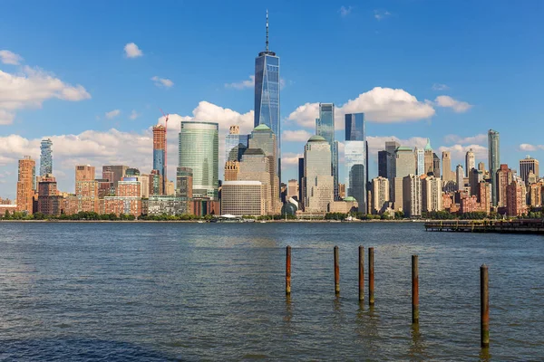 Untere Manhattan Skyline, nyc, Vereinigte Staaten — Stockfoto