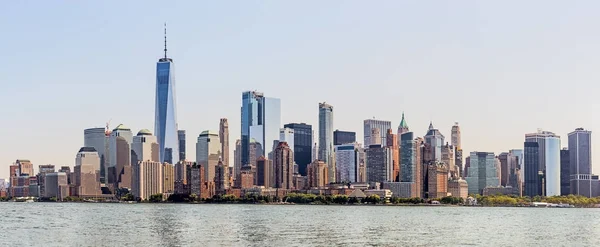 Untere Manhattan Skyline, nyc, Vereinigte Staaten — Stockfoto