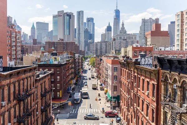 NOVA IORQUE, EUA - 5 de agosto de 2017: Chinatown em Manhattan em Augus — Fotografia de Stock