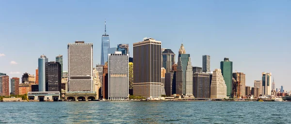 Untere Manhattan Skyline, nyc, Vereinigte Staaten — Stockfoto