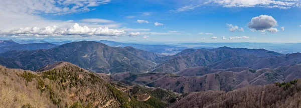 Vista aérea das Montanhas Guilleries, Catalunha — Fotografia de Stock