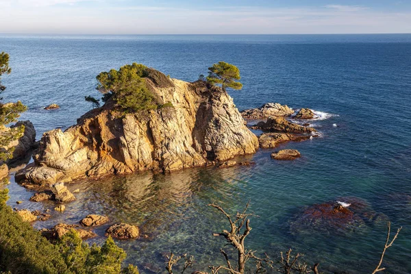 Beautiful Seascepe in Lloret de Mar, Costa Brava, Catalonia — Stock Photo, Image