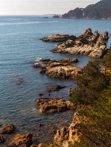 Beautiful Seascape Lloret Mar Costa Brava Catalonia — стокове фото