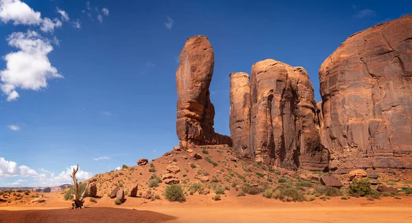 Vista Deserto Monument Valley — Fotografia de Stock