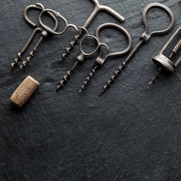 Wine corks, small corkscrew — Stock Photo © worytko_pawel 1983719