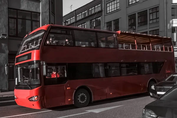 Autobús rojo — Foto de Stock