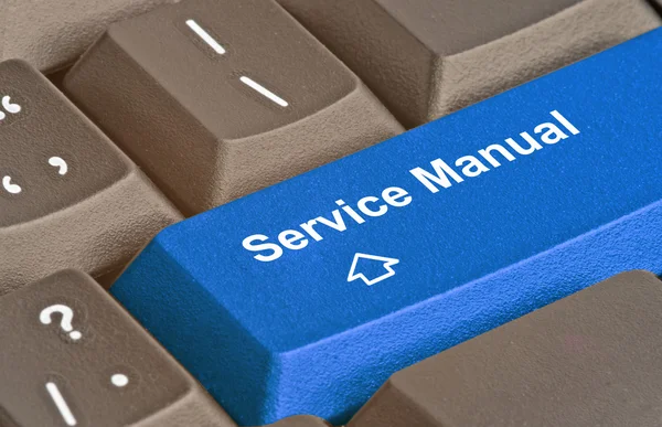 Hot key for service manual — Stock Photo, Image