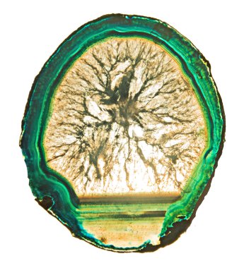 Akik dilim yakın çekim