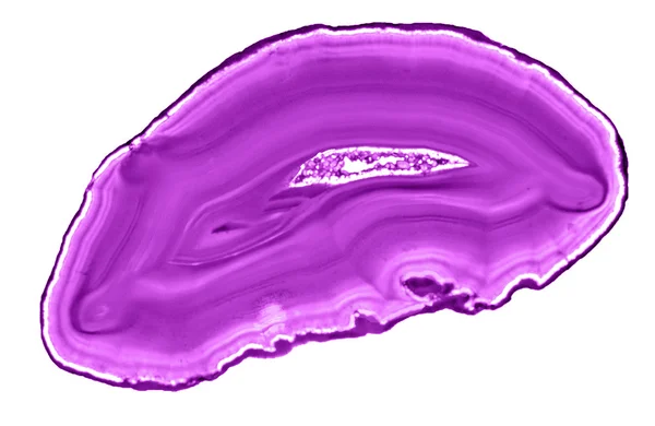 Primer plano de la rebanada de ágata — Foto de Stock