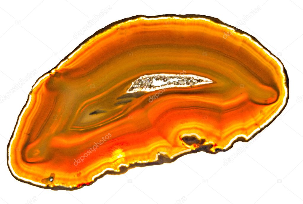 Close up of Agate slice