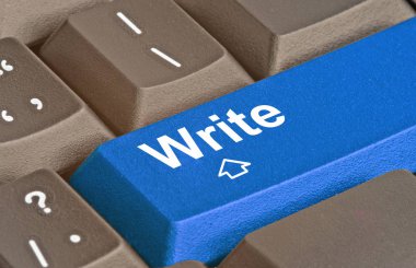 Klavye ile yazmak için anahtar