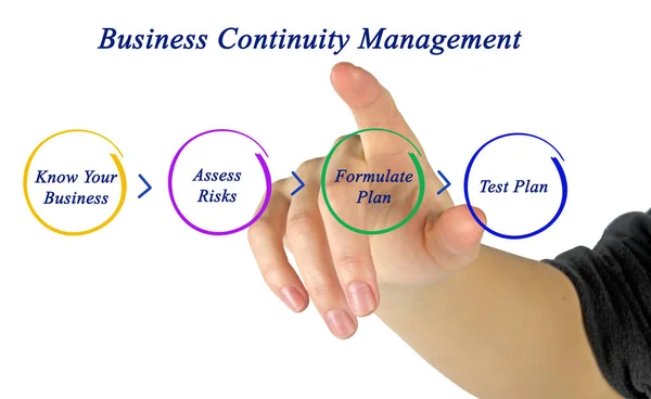 Diagram of Business Continuity Planning — Stock Photo, Image