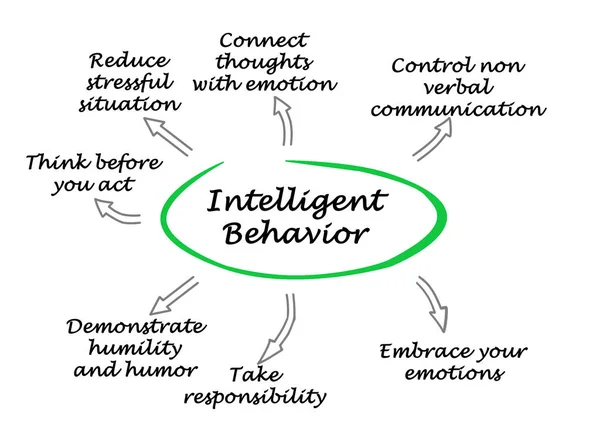 Diagrama de Comportamento Inteligente — Fotografia de Stock