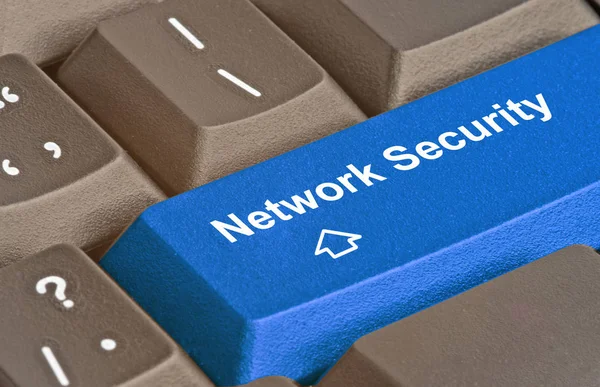 Kunci untuk keamanan jaringan — Stok Foto