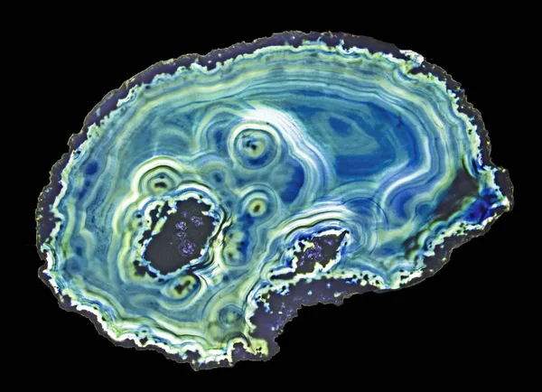 Primer plano de la rebanada de ágata — Foto de Stock