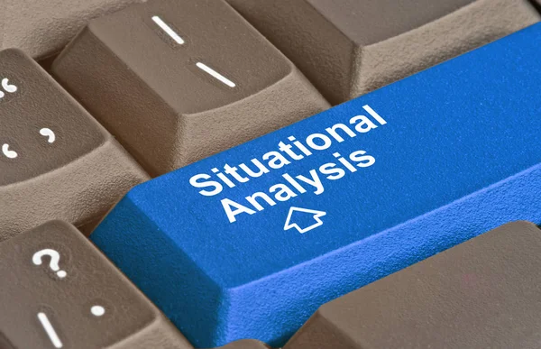 Clave para el análisis situacional — Foto de Stock