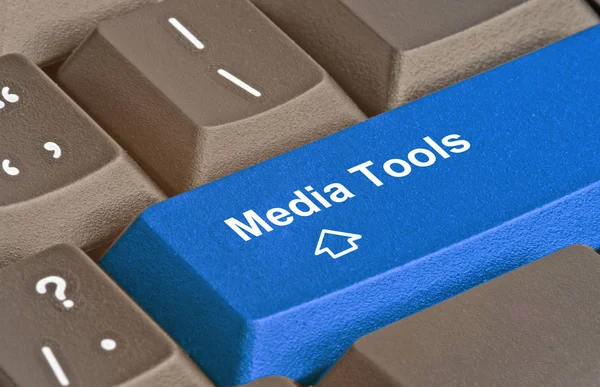 Klawisz dostępu dla narzędzia medialne — Zdjęcie stockowe