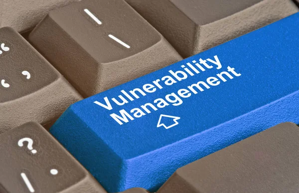 Teclas de acceso rápido para la gestión de vulnerabilidad — Foto de Stock