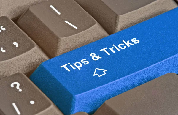 Nyckel för tips och tricks — Stockfoto