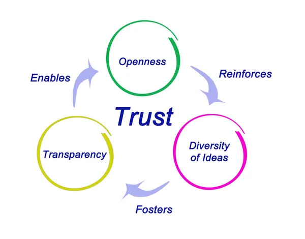 Componentes importantes de Trust —  Fotos de Stock