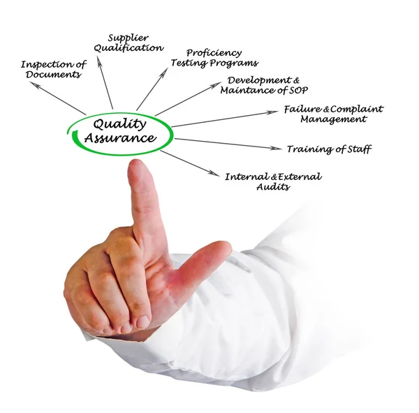 Diagram of Quality Assurance — Stock Photo, Image