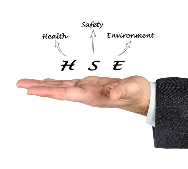 Zarządzania HSE: wkład fmain — Zdjęcie stockowe