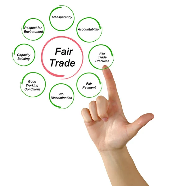 Beginselen van Fair Trade — Stockfoto