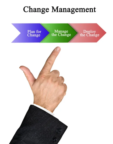 Diagrama de la gestión del cambio —  Fotos de Stock