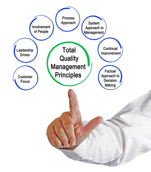 Zasad zarządzania jakością Total — Zdjęcie stockowe
