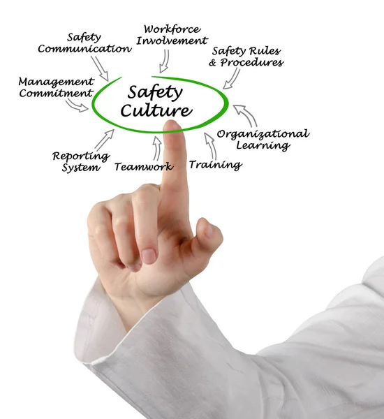 Diagram of Advanced Safety Culture — Stock Photo, Image