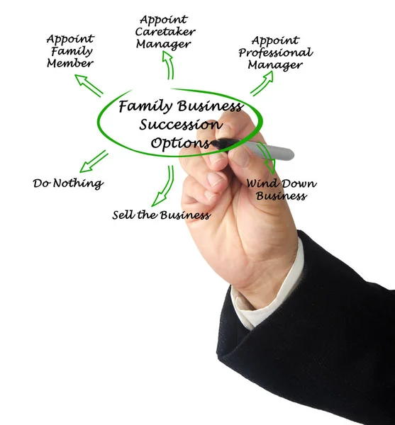Family Business Succession Options — Stock Photo, Image