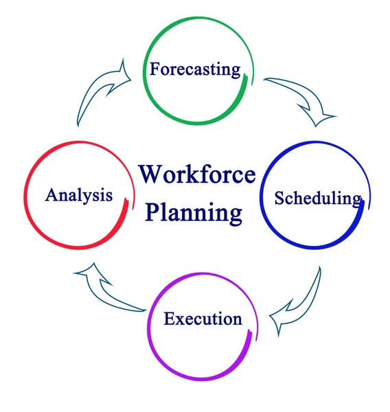 Fasen Van Workforce Planning — Stockfoto