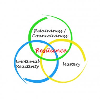 three Components of Resilience clipart