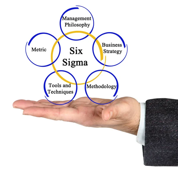 man presenting Six Sigma Methodology