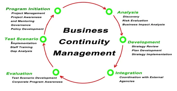 Business Continuity Management: from analysis to test — Stock Photo, Image