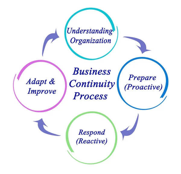 Business Continuity Process: from understanding to adaptation — Stock Photo, Image