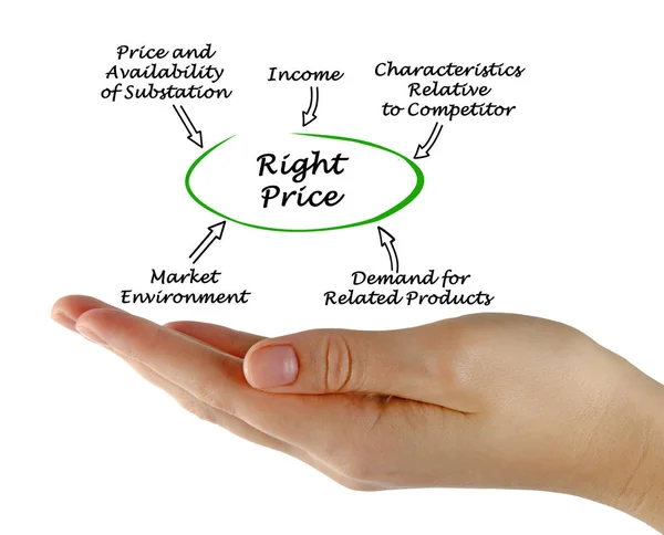 Cómo determinar el precio correcto — Foto de Stock
