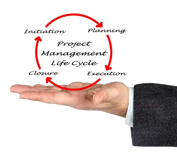 Project management livscykel — Stockfoto
