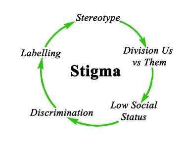 Components of cycle of stigma clipart