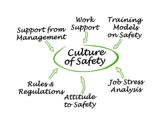 Components of Culture of Safety — Stock Photo, Image