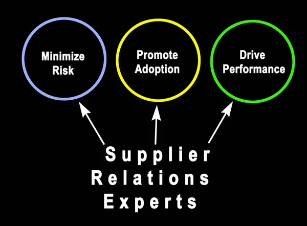 Benefits Employing Supplier Relations Experts — Stock Photo, Image