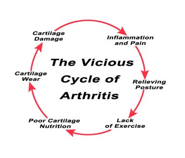 Vicious Cycle of Arthritis 'teki Adımlar