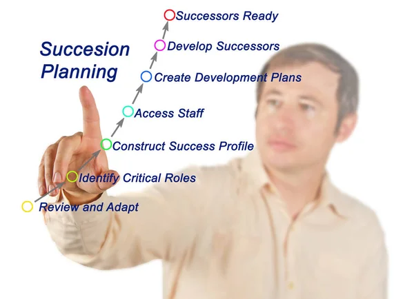 Seven Components Succesion Planning — Stock Photo, Image