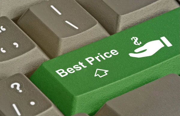 Keyboard Key Best Price — Stock Photo, Image