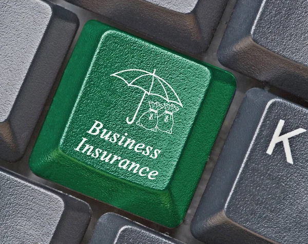 Hot Key Business Insurance — Stock Photo, Image