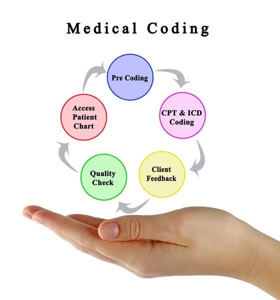 Fem Komponenter Medicinsk Kodning — Stockfoto