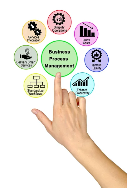 Components Business Process Management — Stock Photo, Image