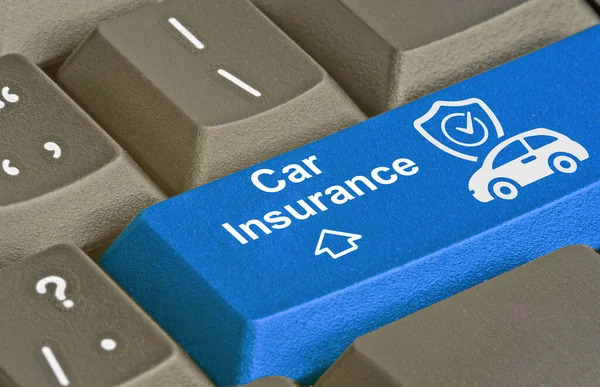 Hot Key Car Insurance — Stock Photo, Image